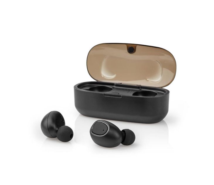 TWS Bluetooth Ακουστικά Ηandsfree με Θήκη Ασύρματης Φόρτισης NEDIS HPBT5052BK 3151473