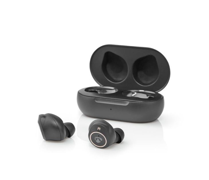 TWS Bluetooth Ακουστικά Ηandsfree με Θήκη Φόρτισης NEDIS HPBT3050BK 3151476