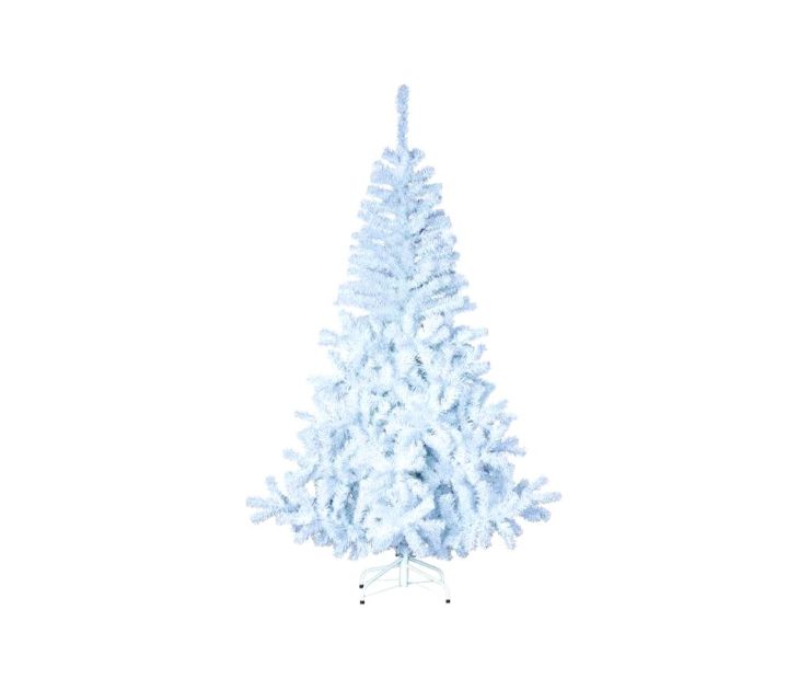Τεχνητό Χριστουγεννιάτικο Δέντρο ύψους 180cm, με Πλαστική Βάση σε Λευκό χρώμα, Sapin Elegant