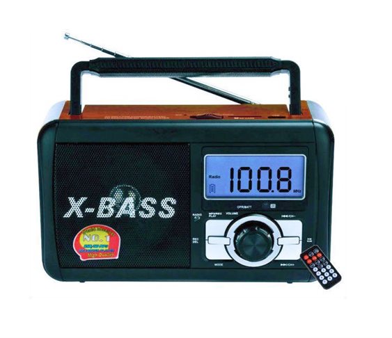 Φορητό Ραδιόφωνο-Recorder, USB/SD, XBass