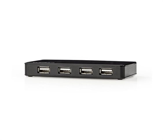 USB 2.0 Hub 7 Θυρών με Τροφοδοτικό NEDIS