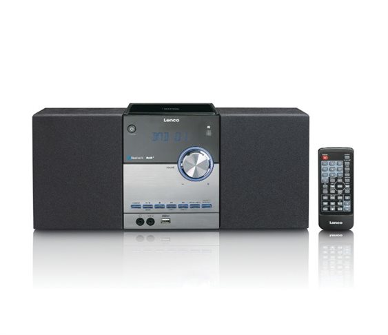 Lenco Ηχοσύστημα 2.0 MC-150 20W με CD Pl