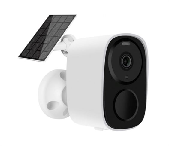 Smart Ηλιακή Κάμερα με Μικρόφωνο, 2MP, W