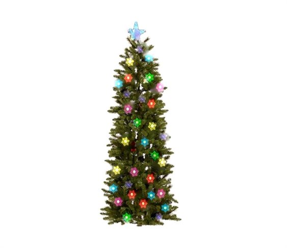 Χριστουγεννιάτικο Δέντρο Slim με Λαμπάκι