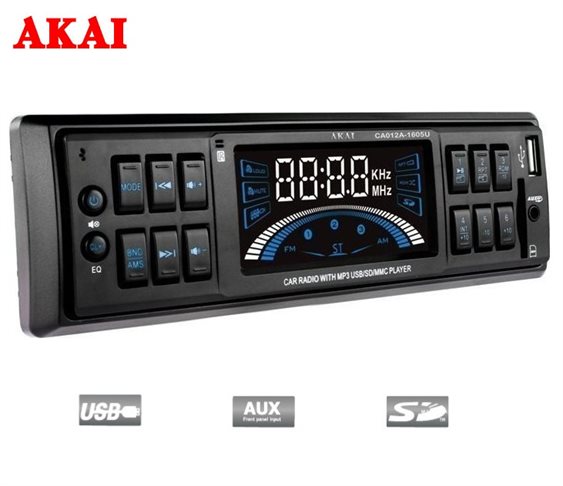 Ράδιο/USB/SD Card Aυτοκινήτου ΑKAI CA012A-160