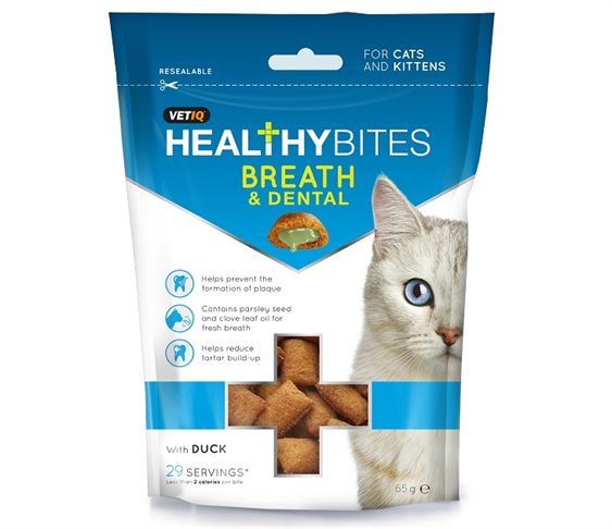 Λιχουδιά M&C Breath & Dental για Γάτες και Γα