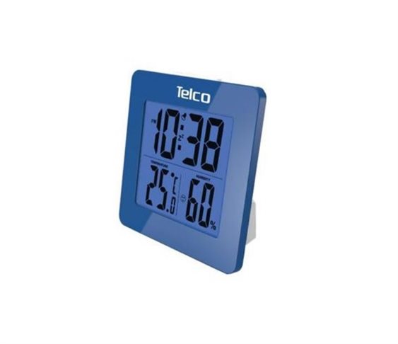 Ρολόι Θερμόμετρο/Υγρασιόμετρο Ε0114Η-1 (Μπλε)