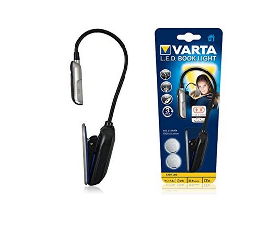 Φακός Varta LED Book Light με 2 Μπαταρίες CR2