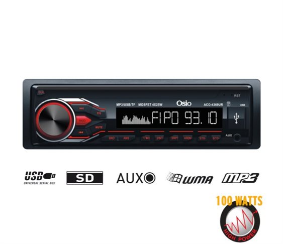 Ραδιόφωνο αυτοκινήτου με USB, SD & AUX-IN OSI