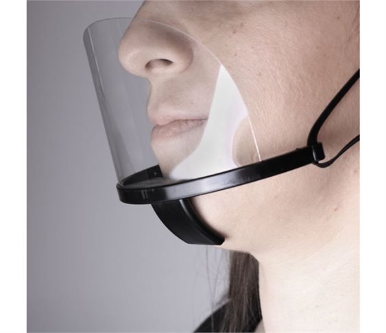 Διάφανη Πλαστική Προστατευτική Μάσκα Προσώπου