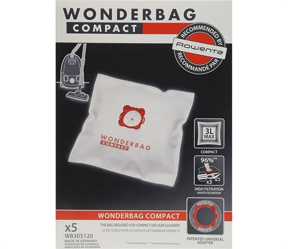 Σακούλες Σκούπας 5τμχ Rowenta Wonderbag 
