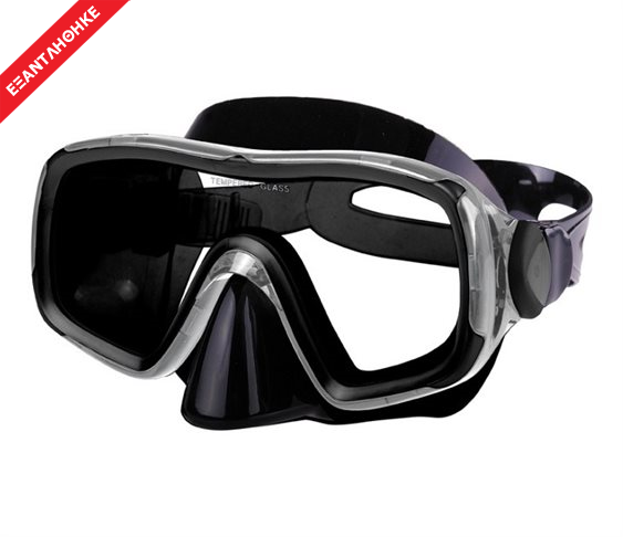 Μάσκα Σιλικόνης Scuba Force Fabia Black 
