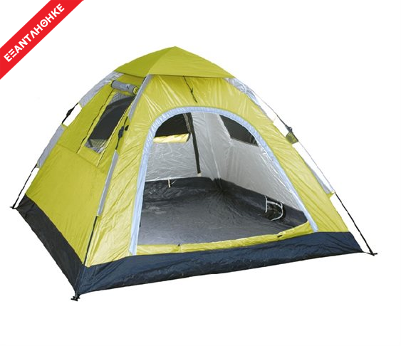 Σκηνή Camping Αυτόματη Pop Up 3-4 Ατόμων