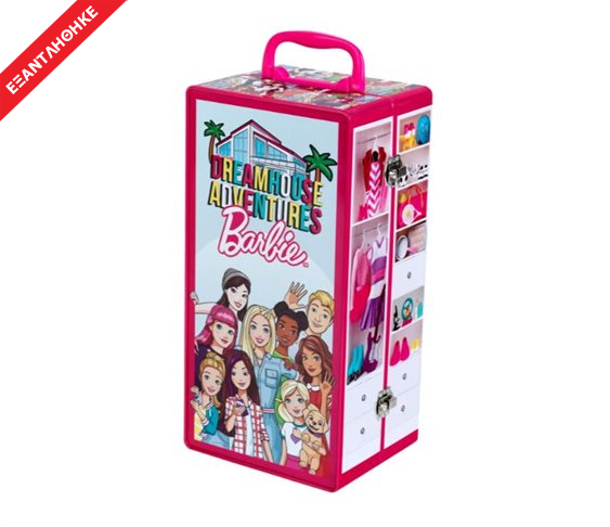 Ντουλάπα Ρούχων Barbie με Κρεμάστρες Kle