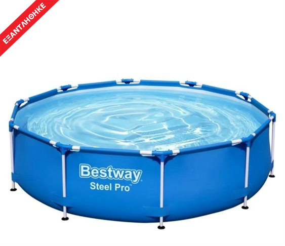 Bestway Στρογγυλή Πισίνα Steel Pro 305x7