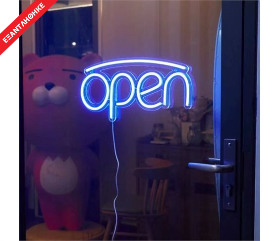 Φωτιστικό Νέον LED Πινακίδα Open