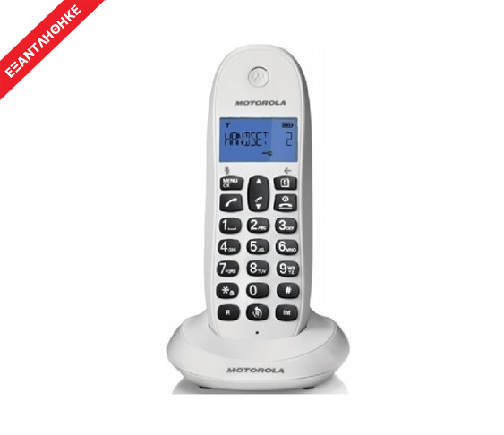 Ασύρματο Τηλέφωνο Motorola C1001LB (Λευκ