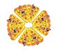 Φουσκωτό Στρώμα Θαλάσσης Pizza 175x130x4