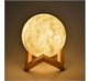 Επαναφορτιζόμενο Φωτιστικό Αφής 3D Moon 